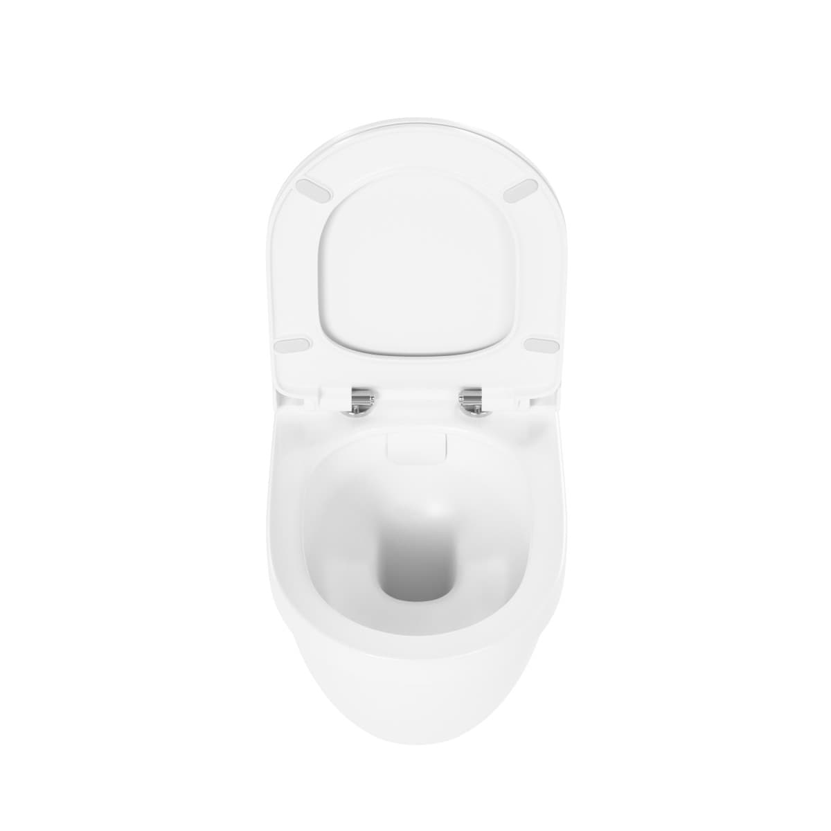 Инсталляция с унитазом VitrA S50 9003B003-7203 комплект 4 в 1 с сиденьем микролифт безободковый цвет клавиши глянцевый белый