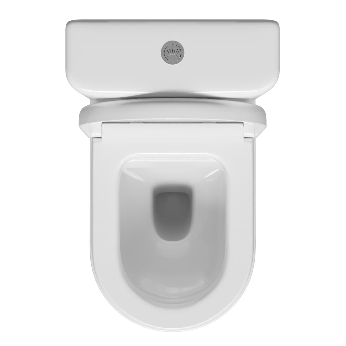 Унитаз-компакт напольный VitrA Zentrum (Зентрум) 9012B003-7204 с сиденьем микролифт белый санитарный фарфор антибактериальное покрытие Hygiene (Хайджн)
