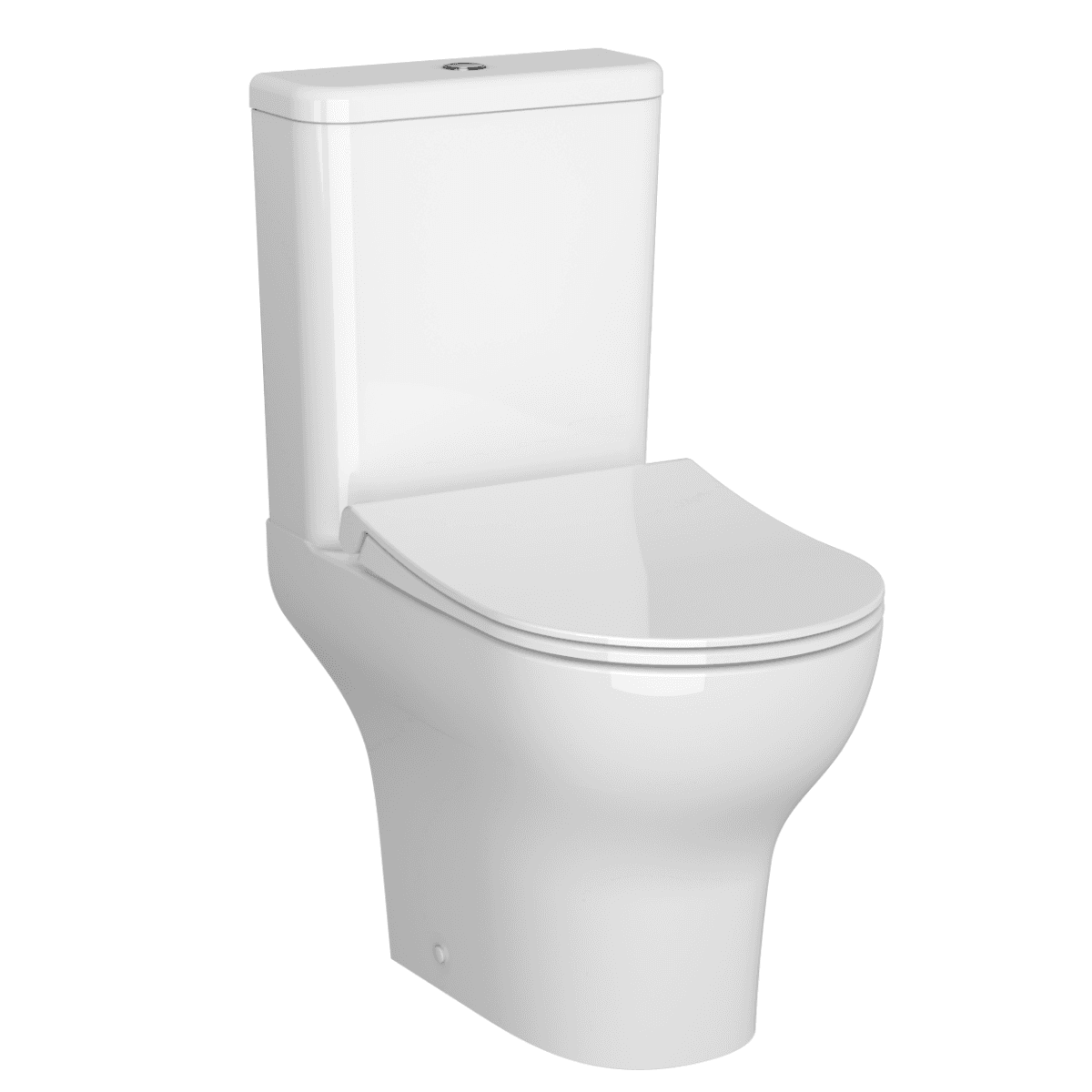 Унитаз-компакт напольный VitrA Zentrum (Зентрум) 9012B003-7209 с сиденьем микролифт белый санитарный фарфор антибактериальное покрытие Hygiene (Хайджн)