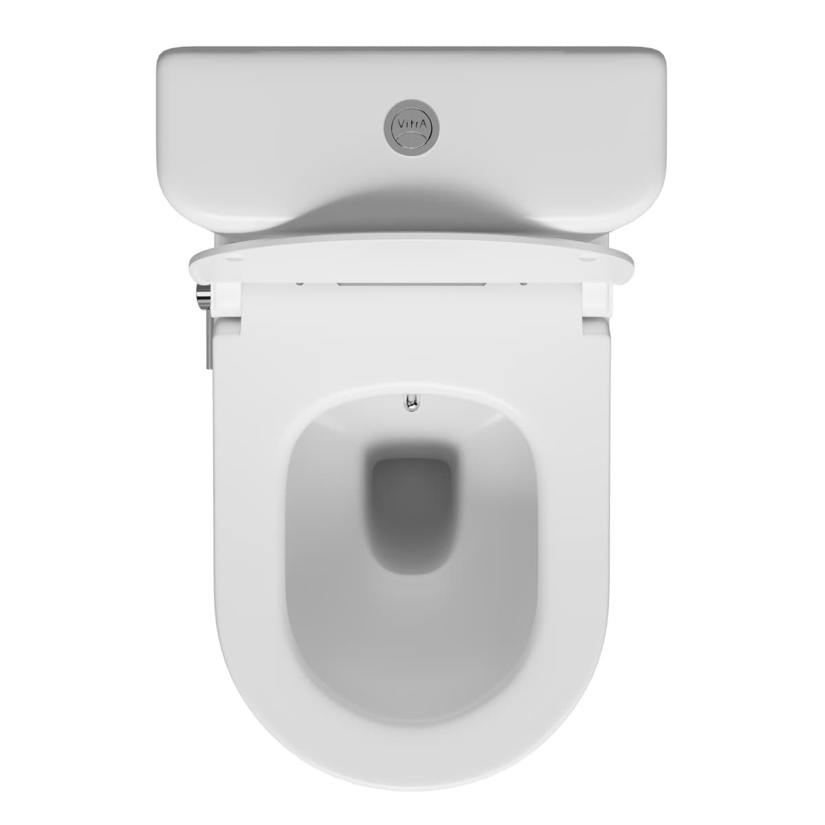 Унитаз-компакт напольный VitrA Zentrum (Зентрум) 9012B003-7226 с сиденьем микролифт белый санитарный фарфор антибактериальное покрытие Hygiene (Хайджн)