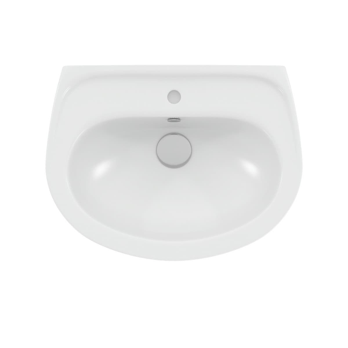 Раковина накладная VitrA Normus (Нормус) 9600B003-7650 55 x 42 см белая антибактериальное покрытие Hygiene (Хайджн)