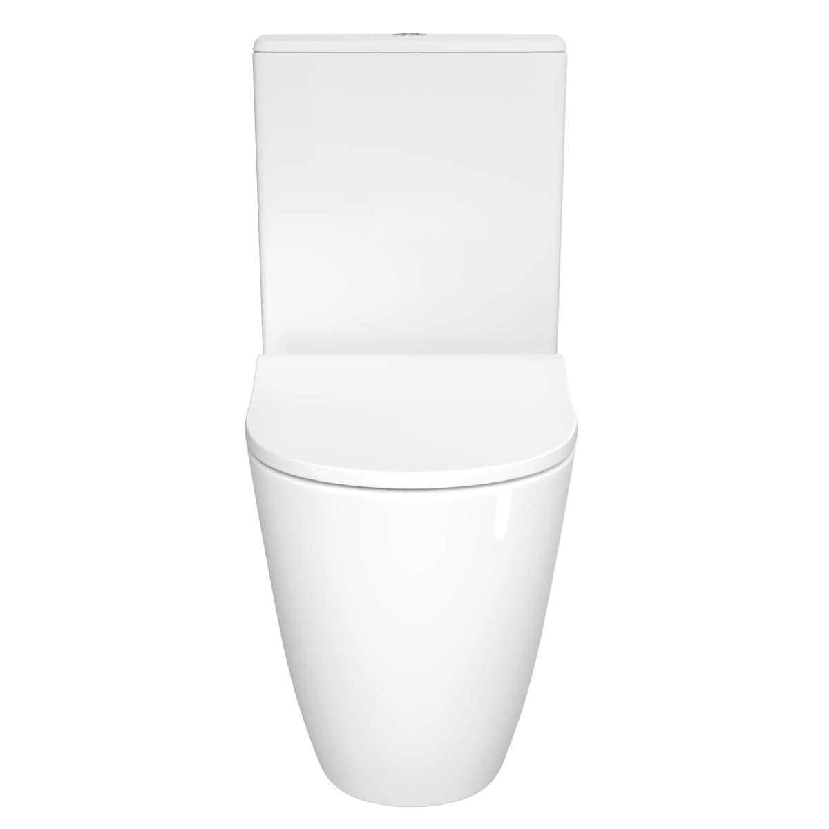 Унитаз-компакт напольный VitrA Sento (Сенто) 9830B003-7204 с сиденьем микролифт белый санитарный фарфор антибактериальное покрытие Hygiene (Хайджн)
