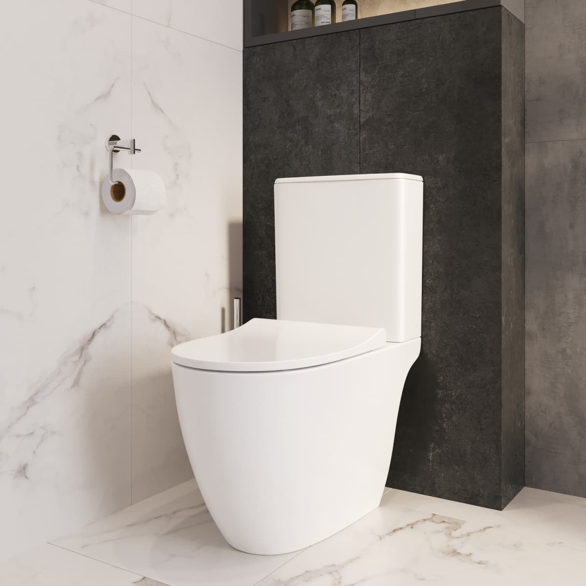 Унитаз-компакт напольный VitrA Sento (Сенто) 9830B003-7204 с сиденьем микролифт белый санитарный фарфор антибактериальное покрытие Hygiene (Хайджн)