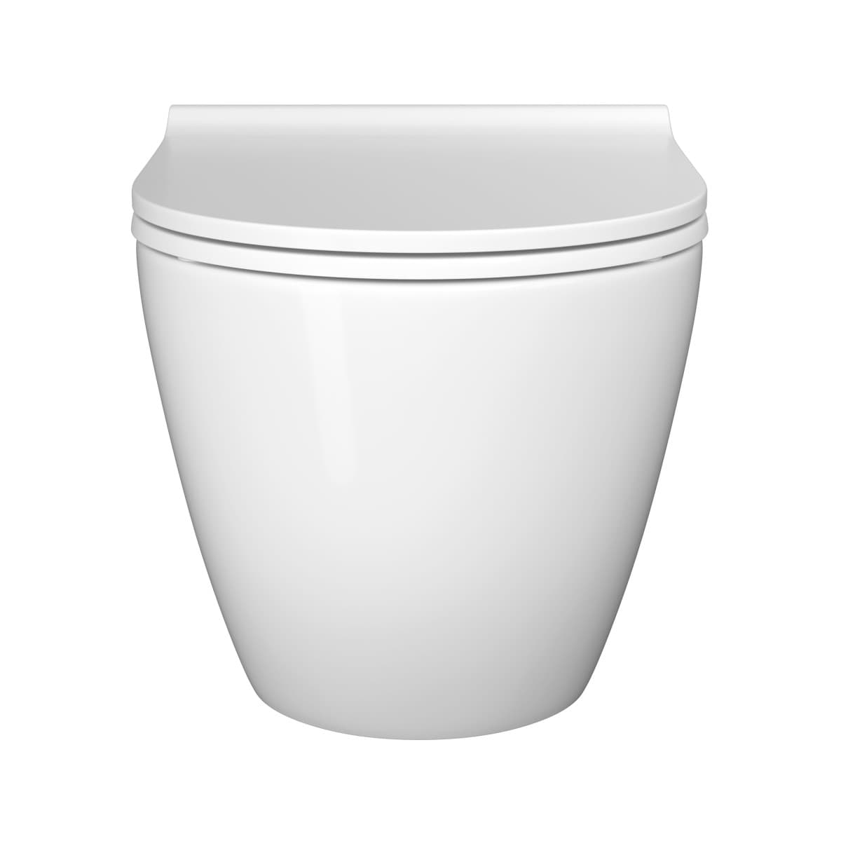 Инсталляция с унитазом VitrA Mia Round (Мия Раунд) 9873B003-7201 комплект 4 в 1 с сиденьем микролифт безободковый цвет клавиши глянцевый хром
