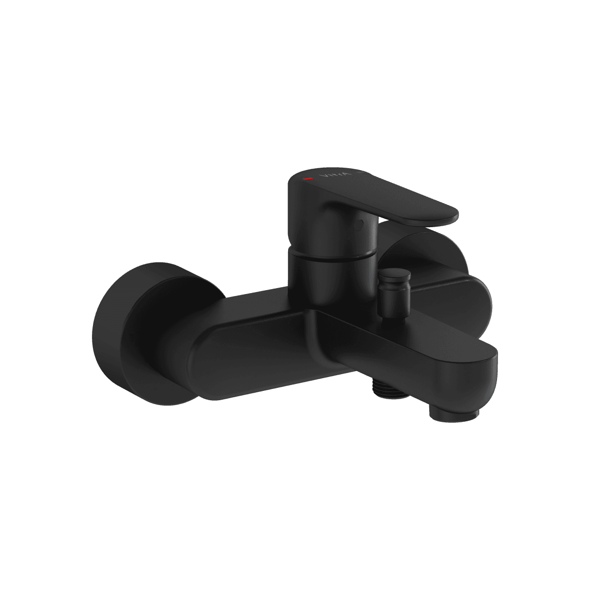 Смеситель для раковины VitrA Root Round (Рут Раунд) A4270636EXP однорычажный матовый черный латунь