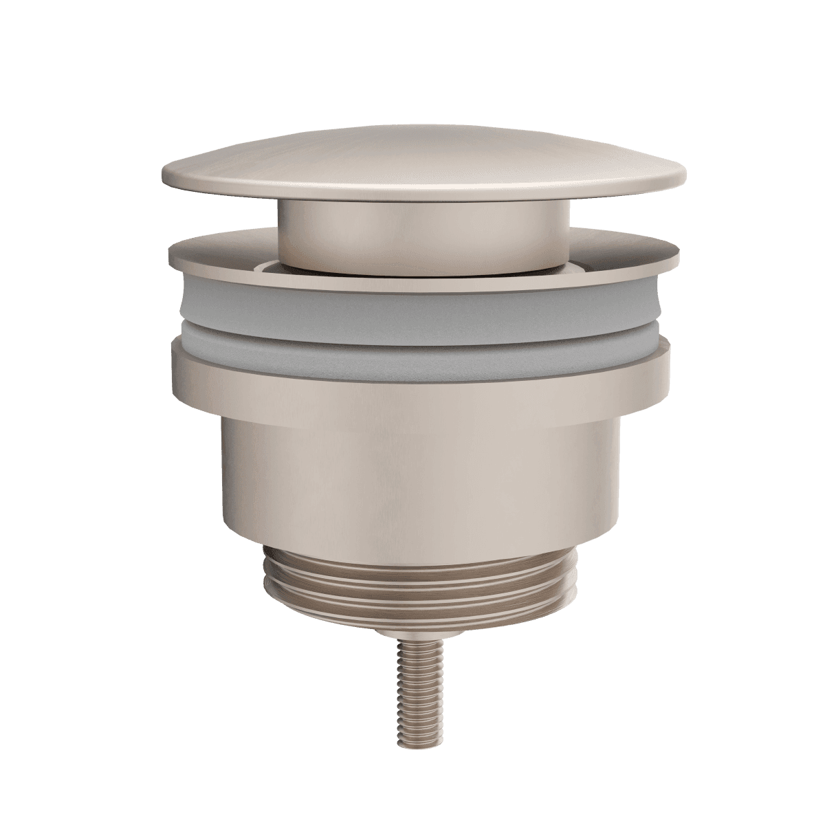 Смеситель для раковины VitrA Root Round (Рут Раунд) A4270734EXP однорычажный брашированный никель латунь