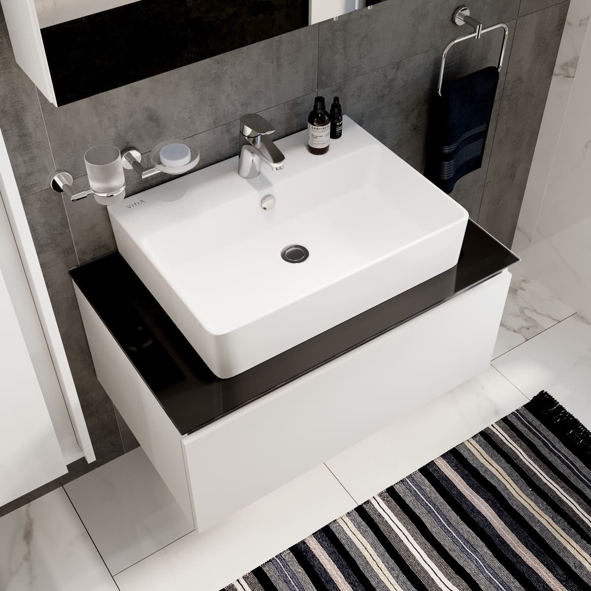 Смеситель для раковины VitrA Flow Round (Флоу Раунд) A42923EXP1 однорычажный хром латунь