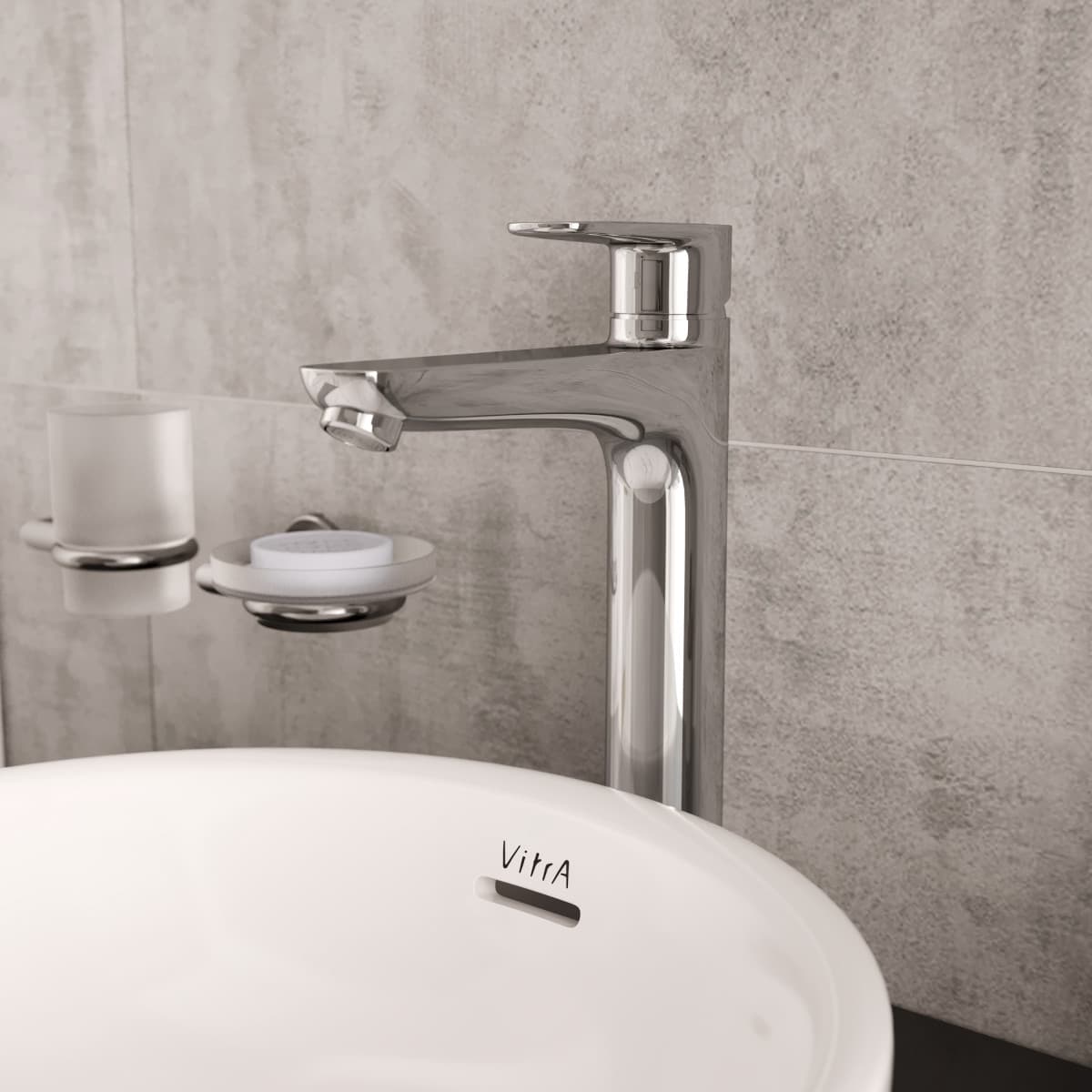 Смеситель для раковины VitrA Flow Soft (Флоу Софт) A43010EXP однорычажный хром латунь
