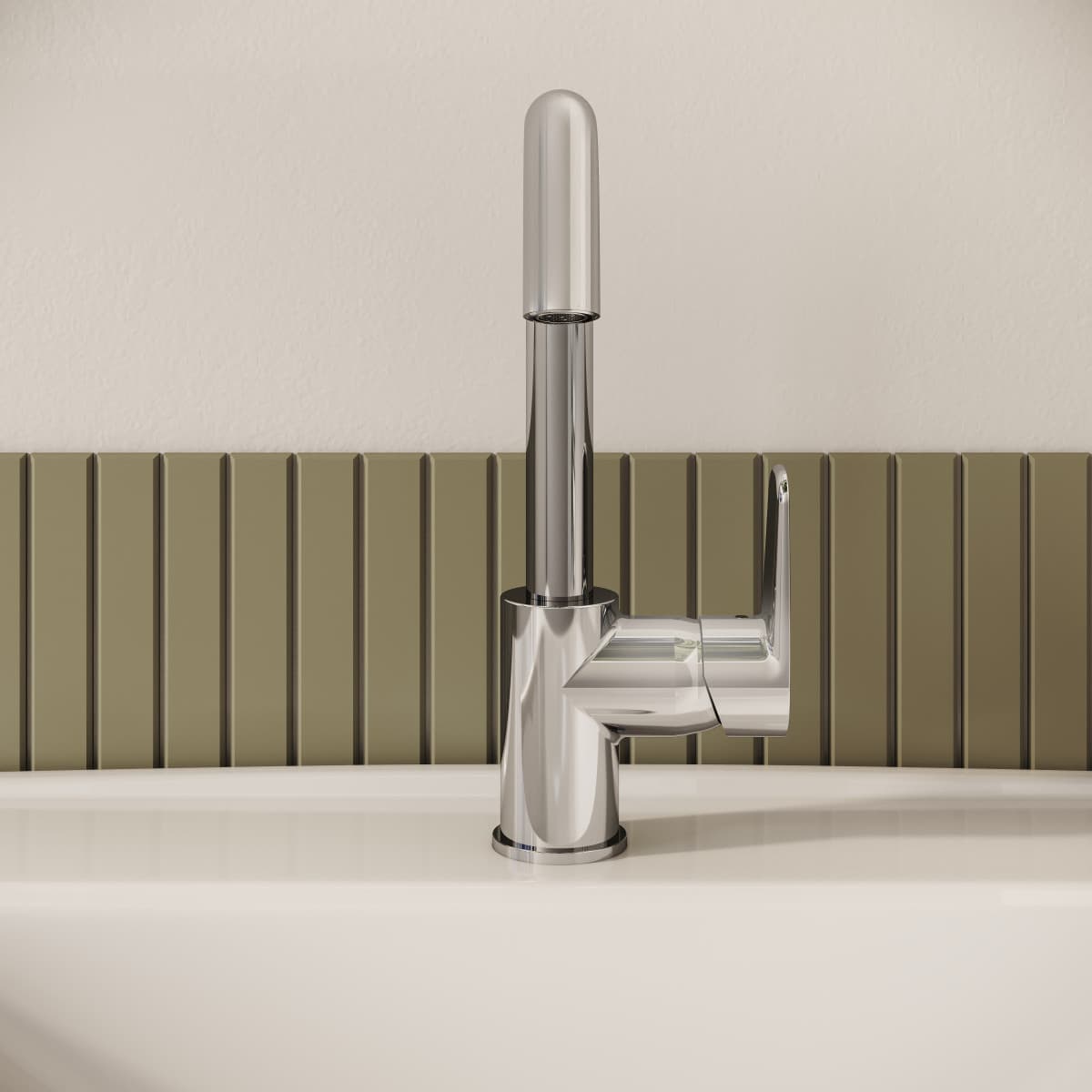 Смеситель для раковины VitrA Flow Soft (Флоу Софт) A43160EXP однорычажный хром латунь