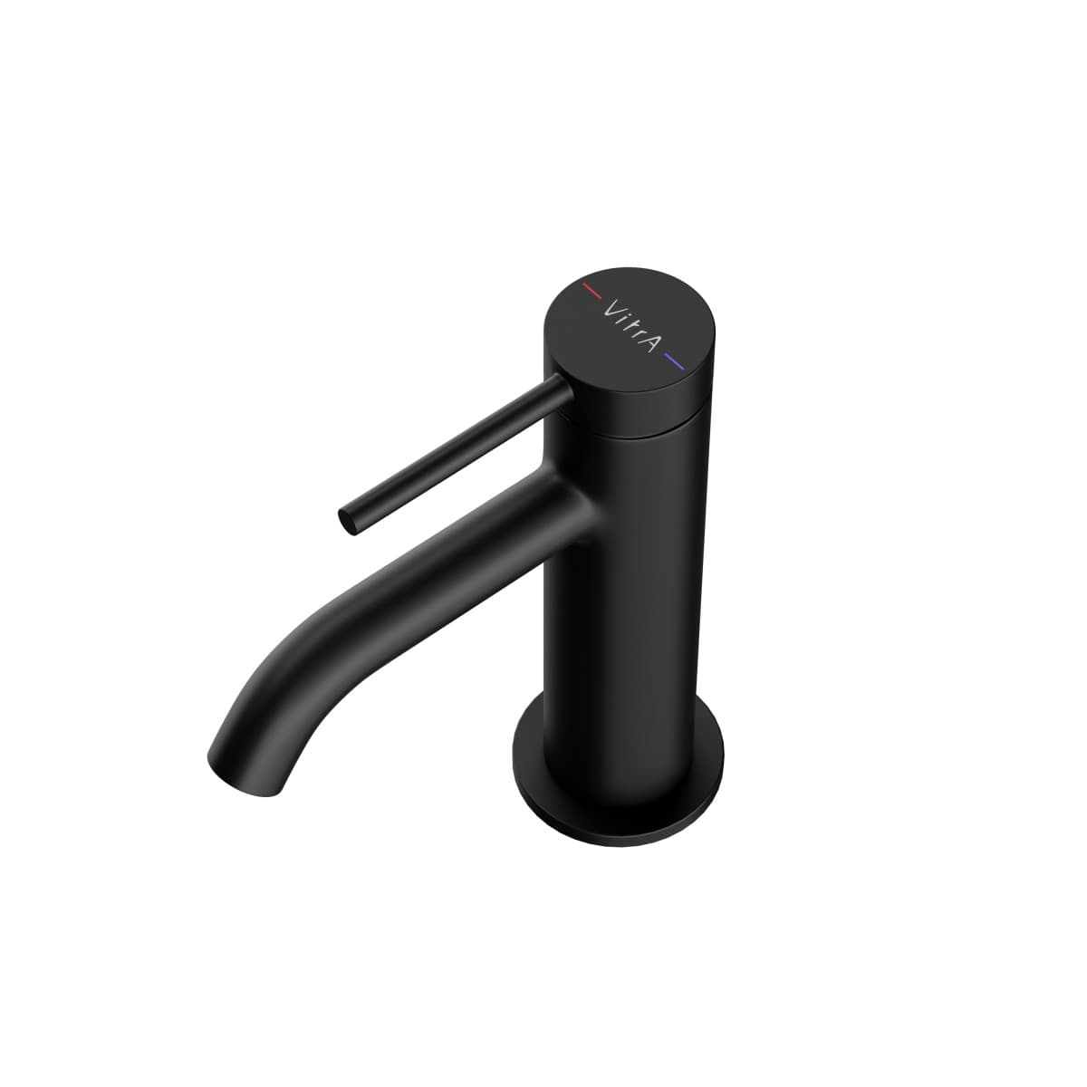 Смеситель для раковины VitrA Minimax Round (Минимакс Раунд) A4353036EXP однорычажный матовый черный латунь