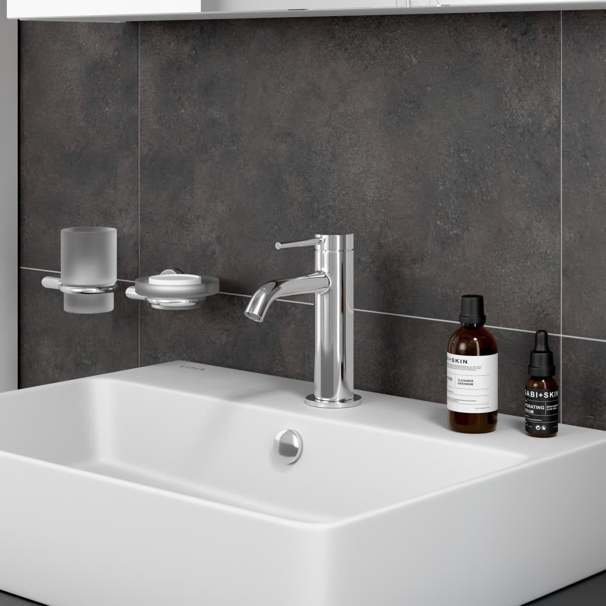 Смеситель для раковины VitrA Minimax Round (Минимакс Раунд) A43530EXP однорычажный хром латунь