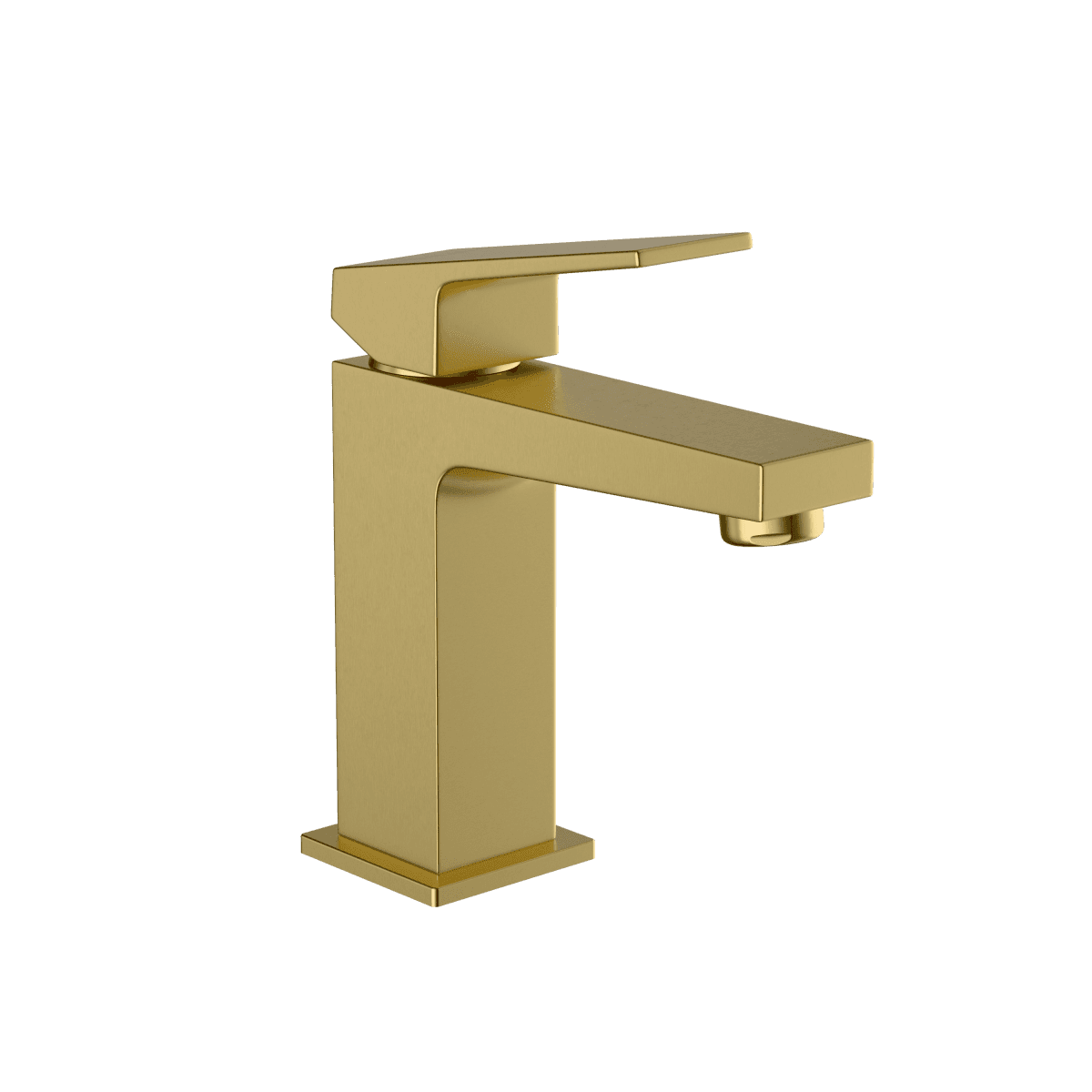 Смеситель для раковины VitrA Minimax S (Минимакс С)quare A4372025EXP однорычажный брашированное золото латунь