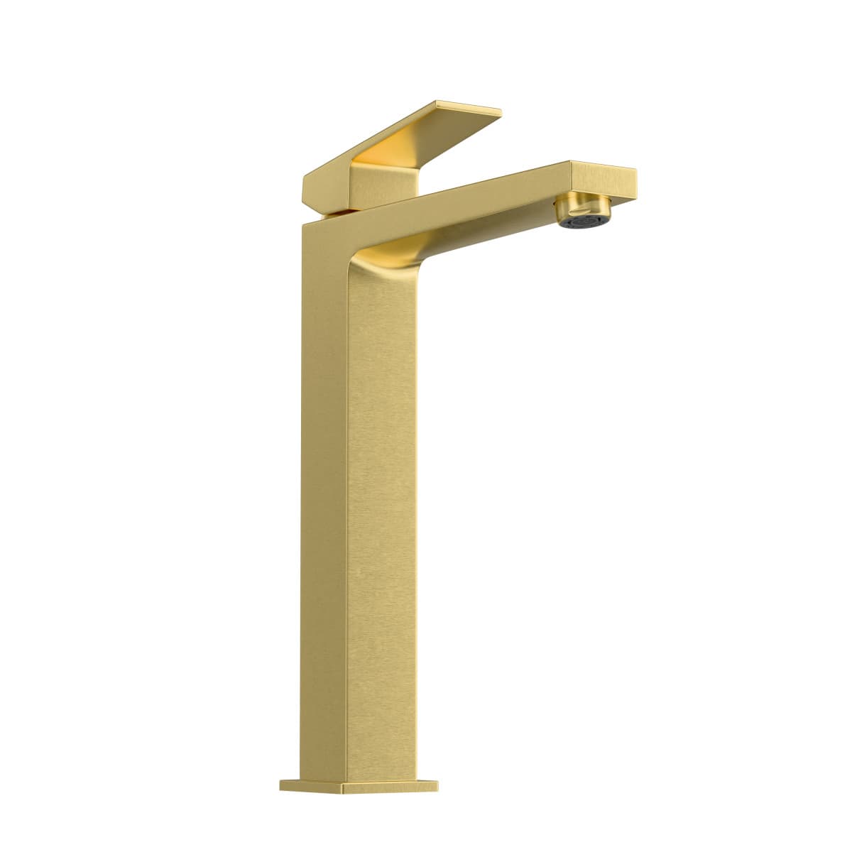Смеситель для раковины-чаши VitrA Minimax S (Минимакс С)quare A4372425EXP однорычажный брашированное золото латунь