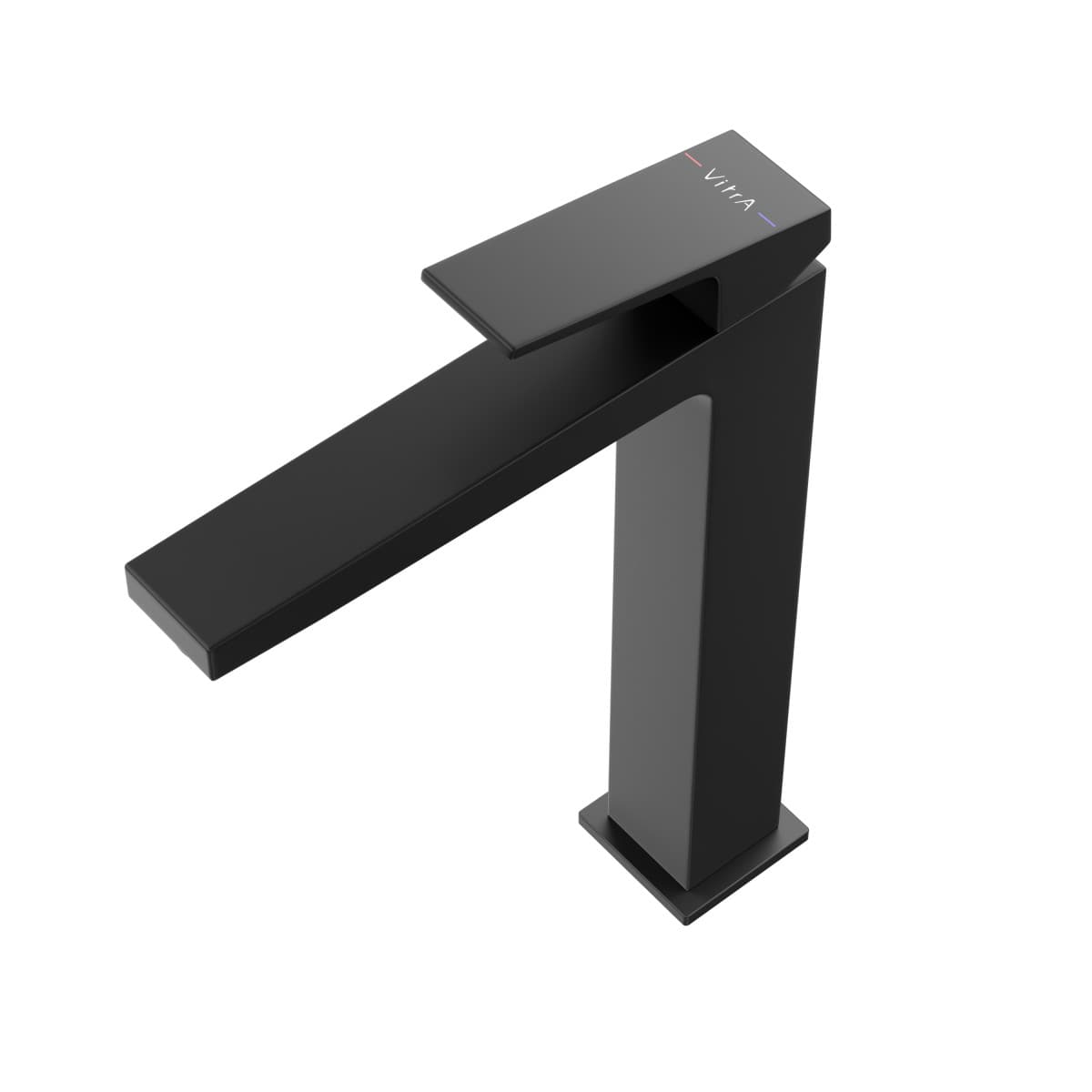 Смеситель для раковины-чаши VitrA Minimax S (Минимакс С)quare A4372436EXP однорычажный матовый черный латунь