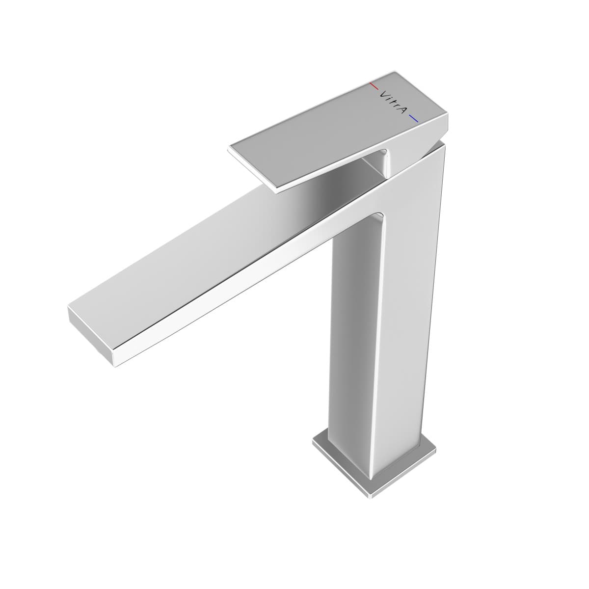 Смеситель для раковины-чаши VitrA Minimax S (Минимакс С)quare A43724EXP однорычажный хром латунь