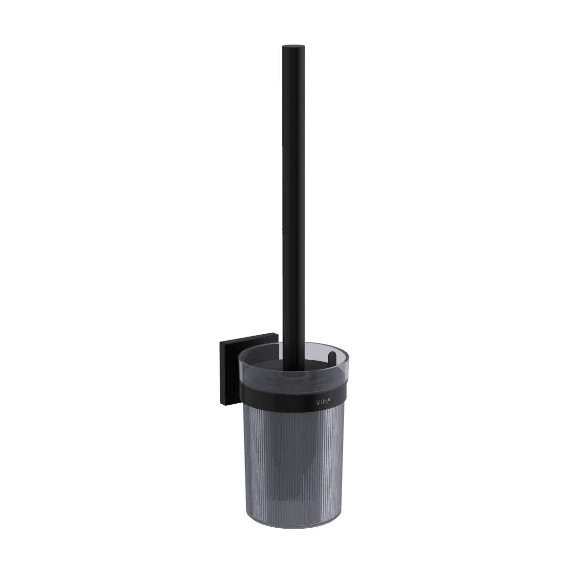 Ершик для унитаза VitrA Root (Рут) A4481136 подвесной матовый черный нержавеющая сталь