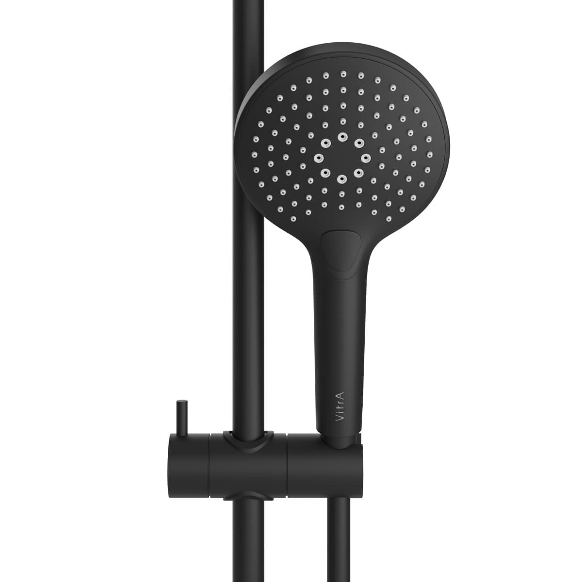 Душевая стойка VitrA Bliss (Блисс) A4574336EXP с ручным душем без смесителя с мыльницей матовая черная