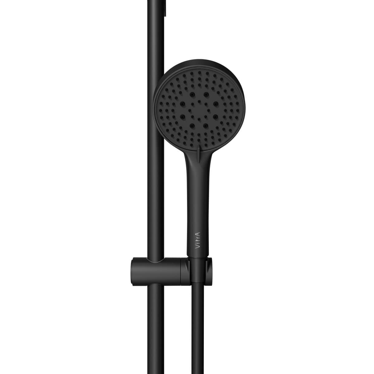 Душевая стойка VitrA Base Round (Бейс Раунд) A4590836EXP с ручным душем без смесителя матовая черная