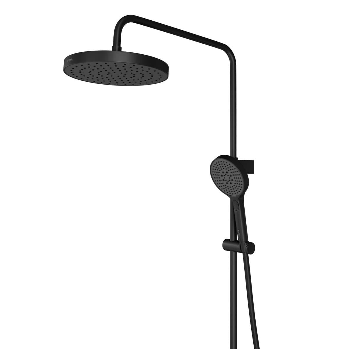 Душевая система VitrA Core Round (Кор Раунд) A4730936EXP с термостатическим смесителем и ручным душем матовая черная