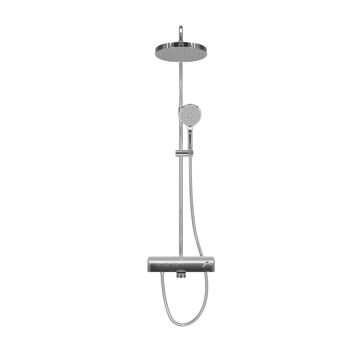 Душевая система VitrA Core Round (Кор Раунд) A47309EXP с термостатическим смесителем и ручным душем хром