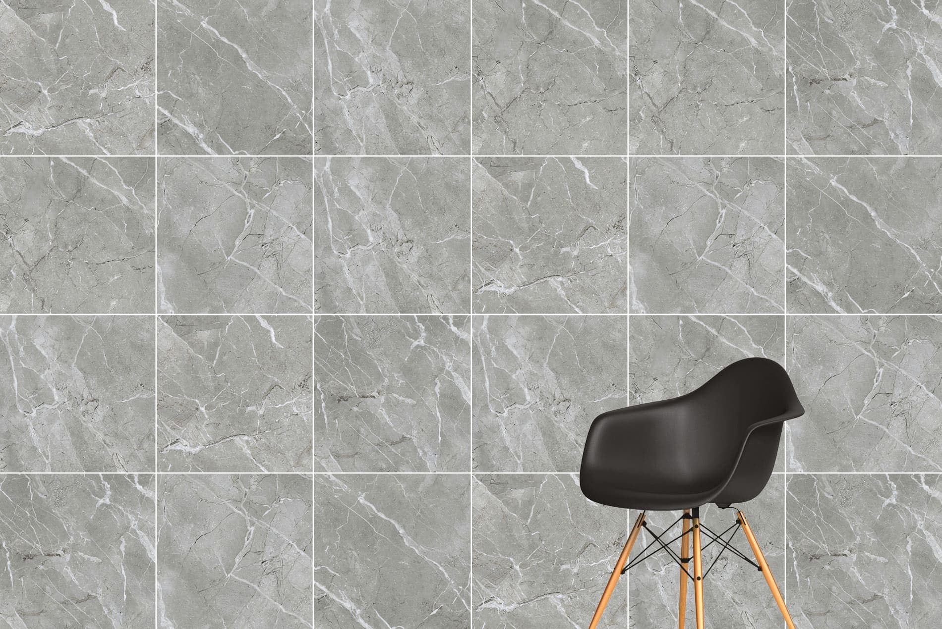 60x60 SilkMarble Бреча Серый Матовый R9