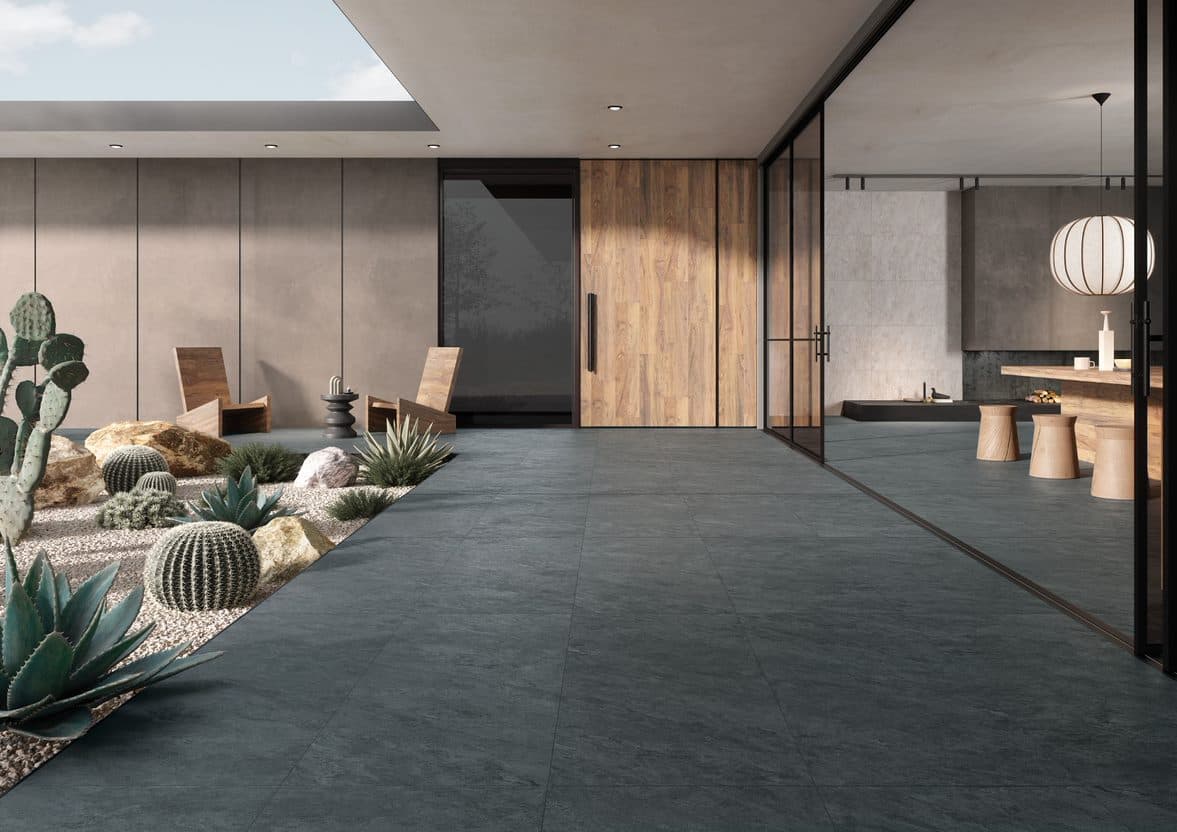 60x60 Quarstone Антрацит Матовый R10B
