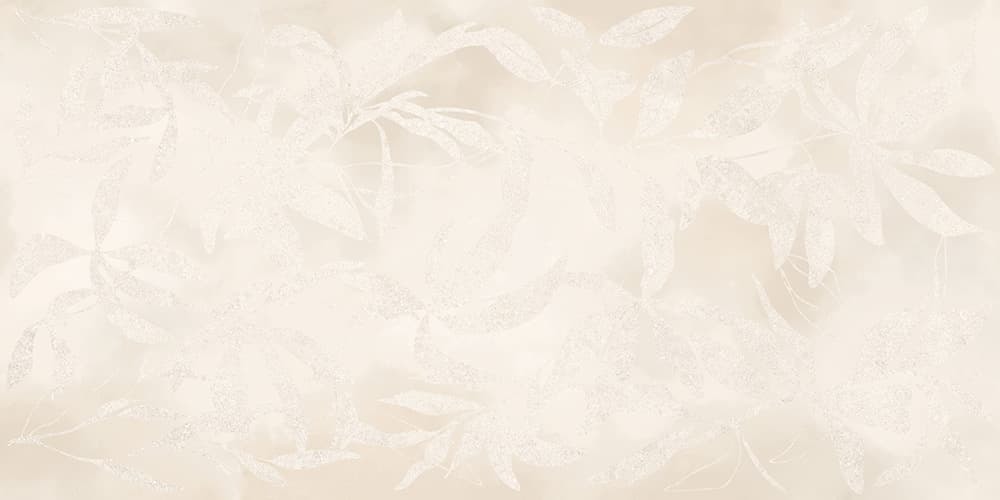 60x120 ArtWall Цветы Слоновая Кость Матовый Ректификат