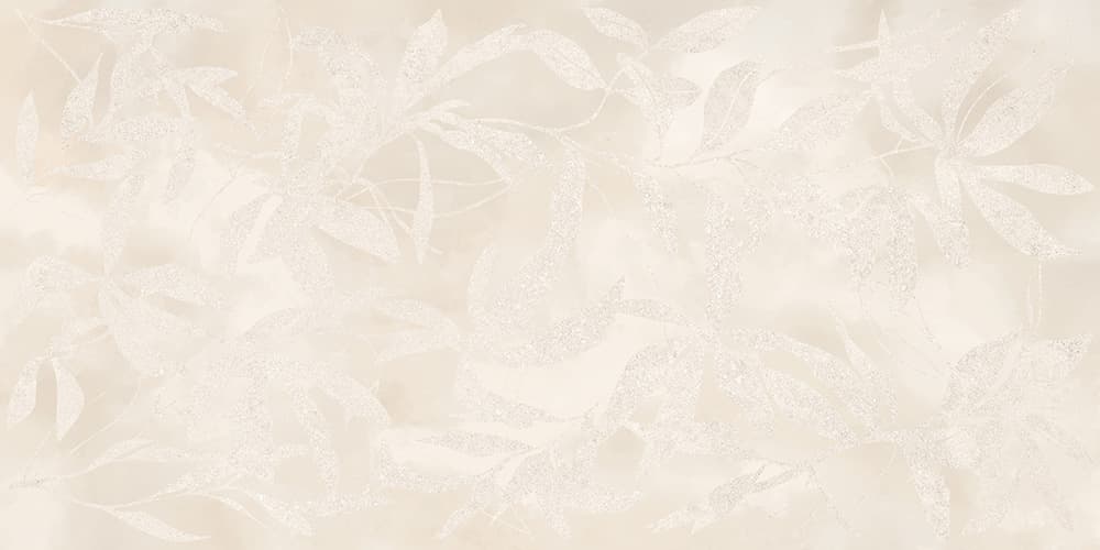 60x120 ArtWall Цветы Слоновая Кость Матовый Ректификат