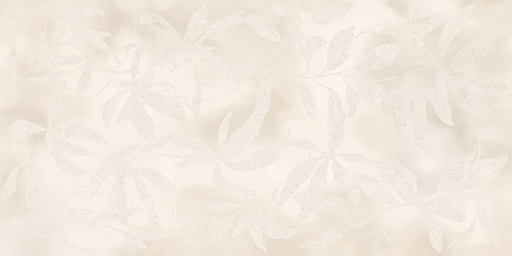 60x120 ArtWall Цветы Слоновая Кость Матовый Ректификат