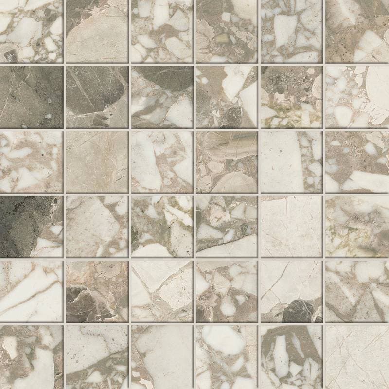Мозаика Atlas Concorde Forte Dei Marmi Ceppo Ap. Cream Mosaic Lap