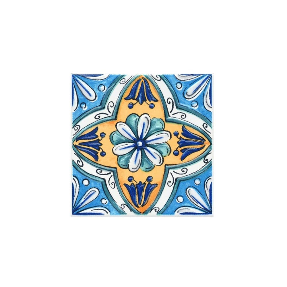 Вставка Капри майолика 9,8x9,8x0,7