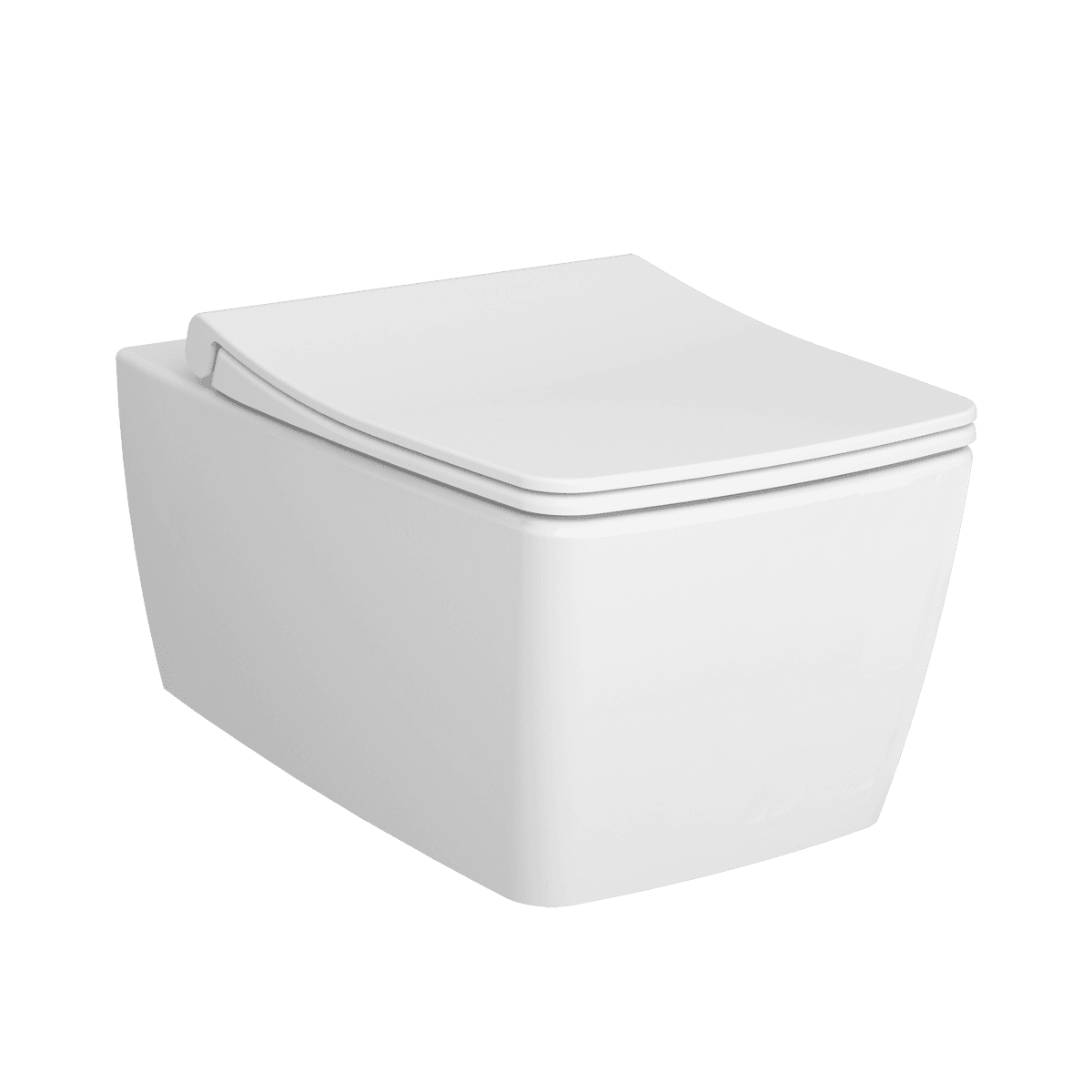 Подвесной унитаз VitrA Metropole (Метрополь) 7672B003-0075 безободковый Rim-ex (Рим-экс) белый санитарный фарфор антибактериальное покрытие Hygiene (Хайджн)
